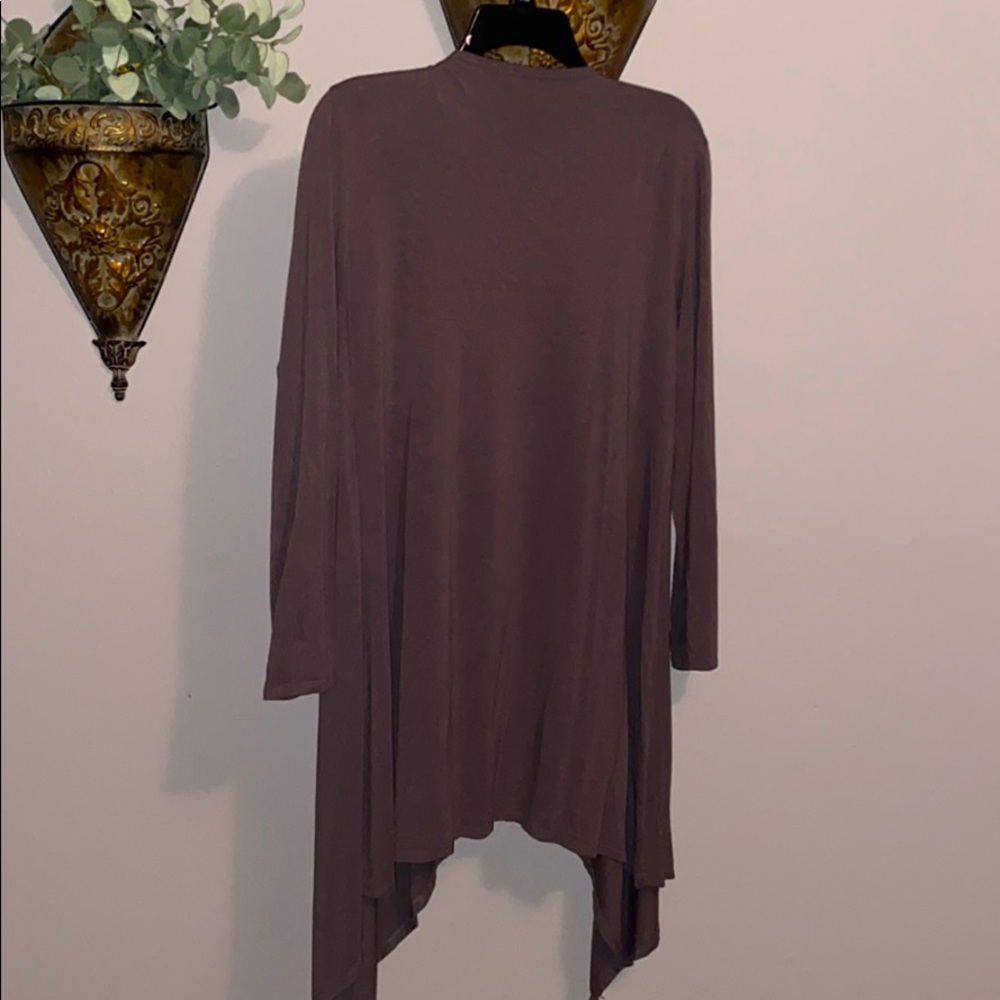 Infinity Raine Taupe Cardigan - Picture 2 of 2